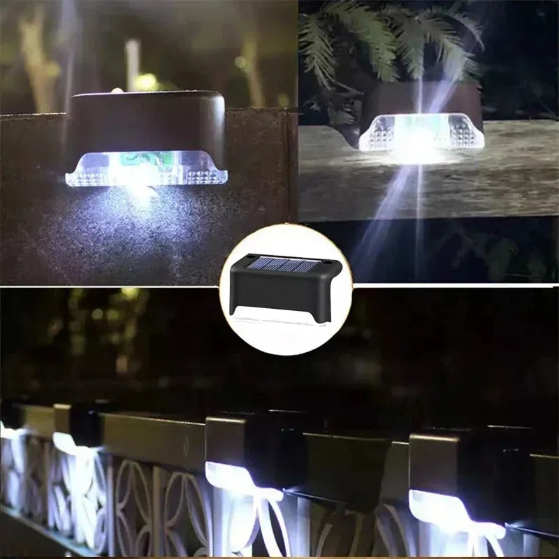 Solar LED Dek- & Trap – Warm & Wit