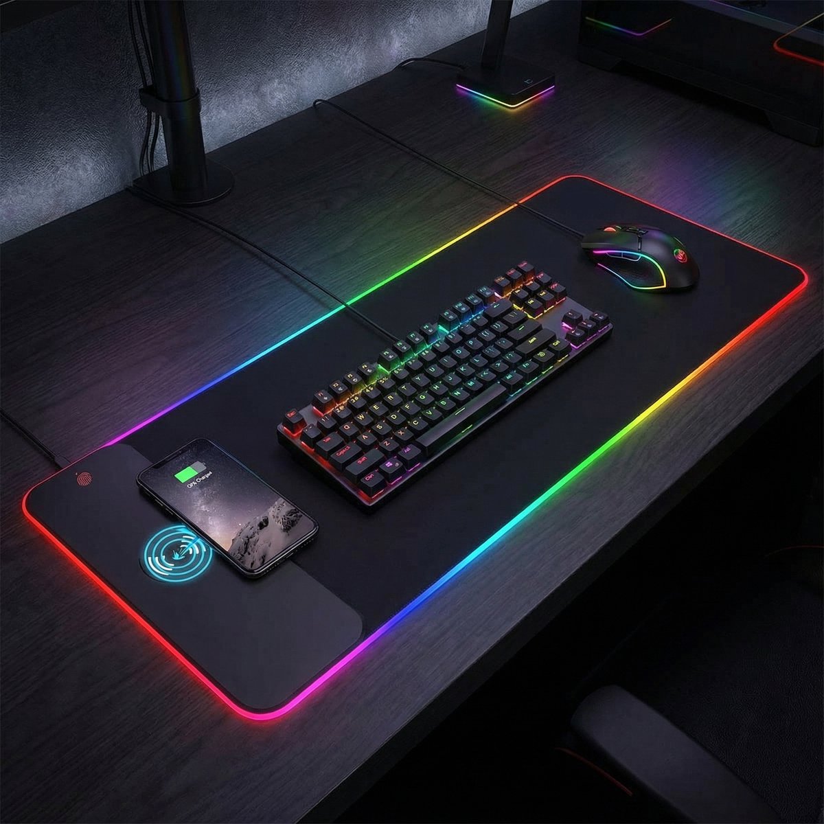 RGB draadloze oplaadmat