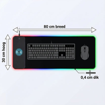 RGB draadloze oplaadmat