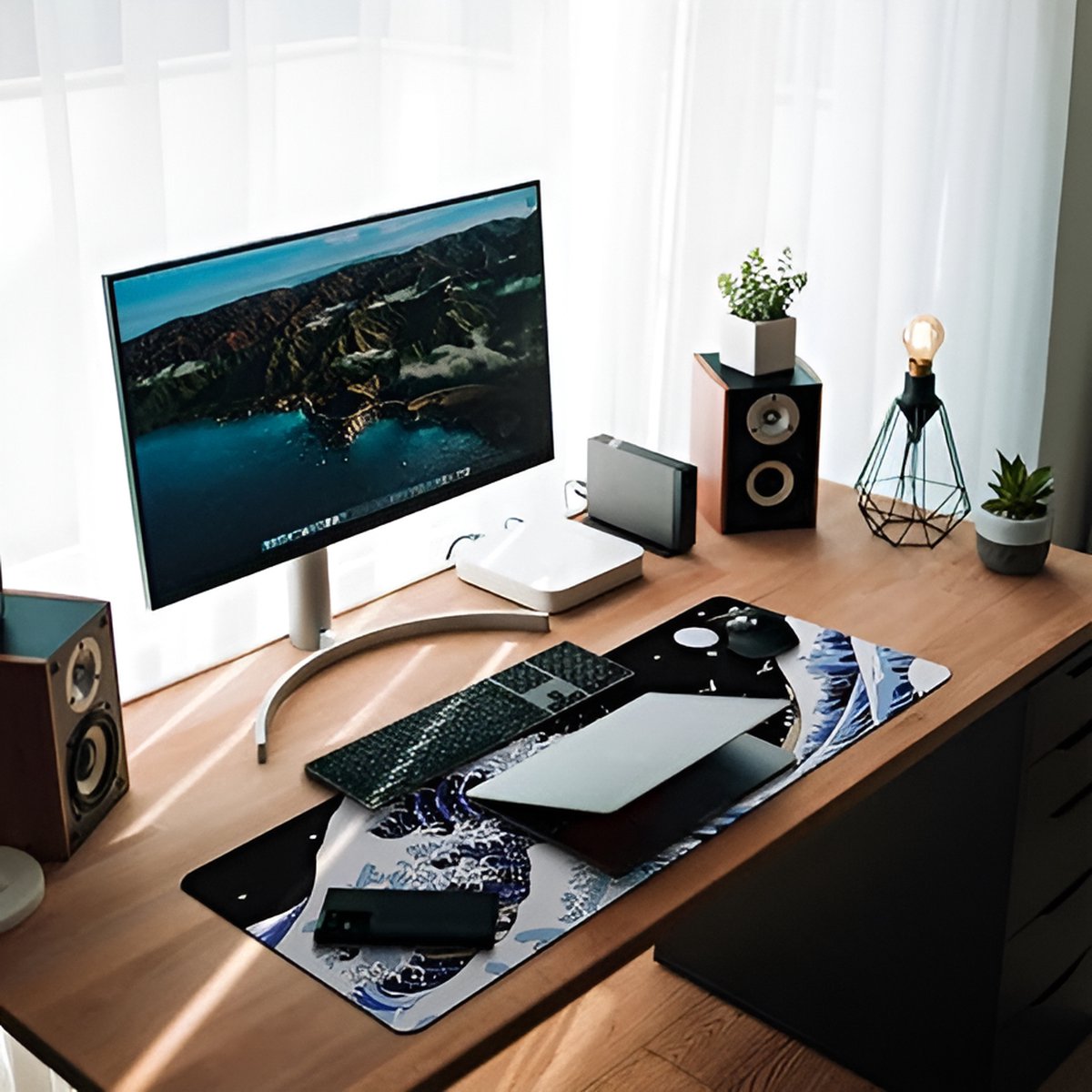 Blauwe Golf – Illustratie