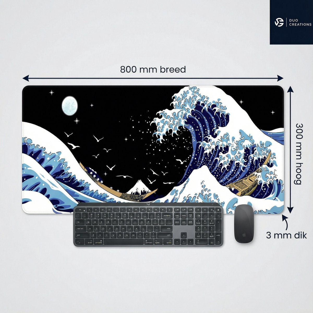 Blauwe Golf – Illustratie