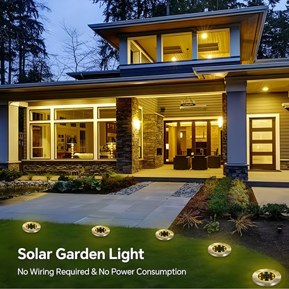 Solar grondlampen – Warm wit – 4 stuks