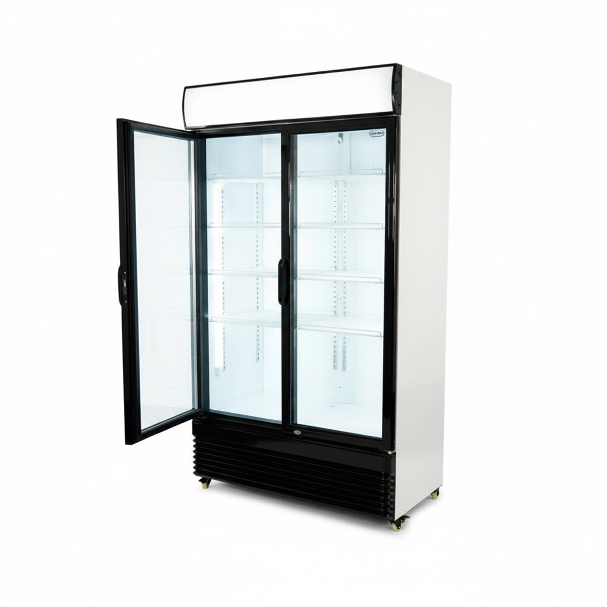 Vitrinekoelkast 750L – Dubbele glazen deur