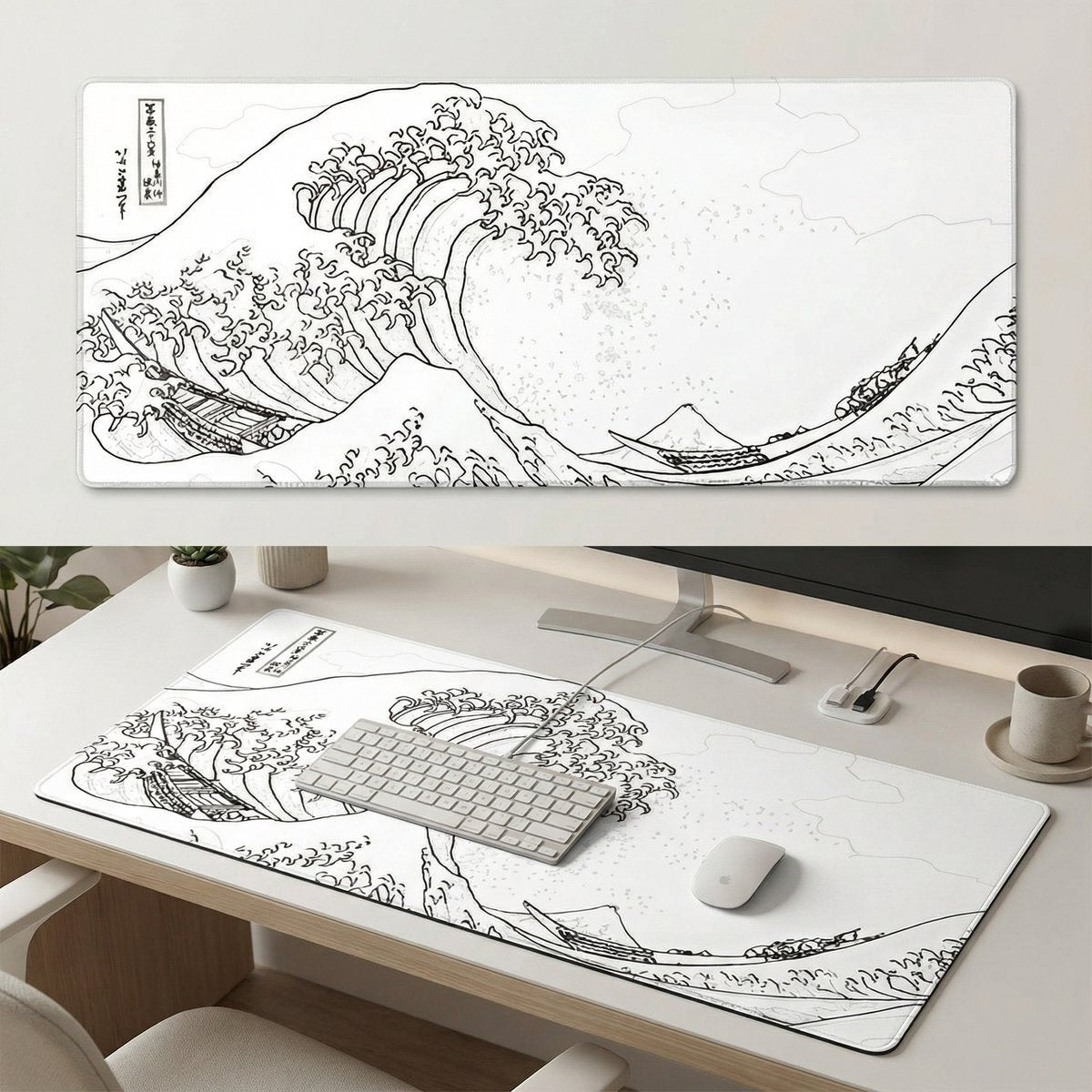 Witte golf – Lijntekening