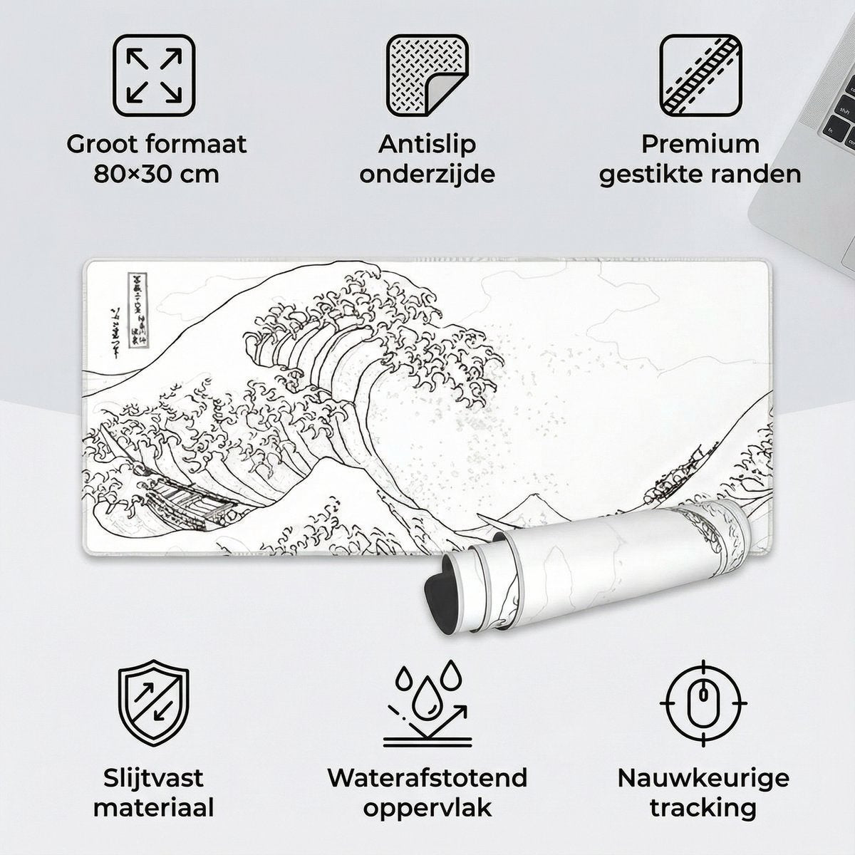 Witte golf – Lijntekening