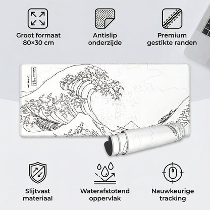 Witte golf – Lijntekening