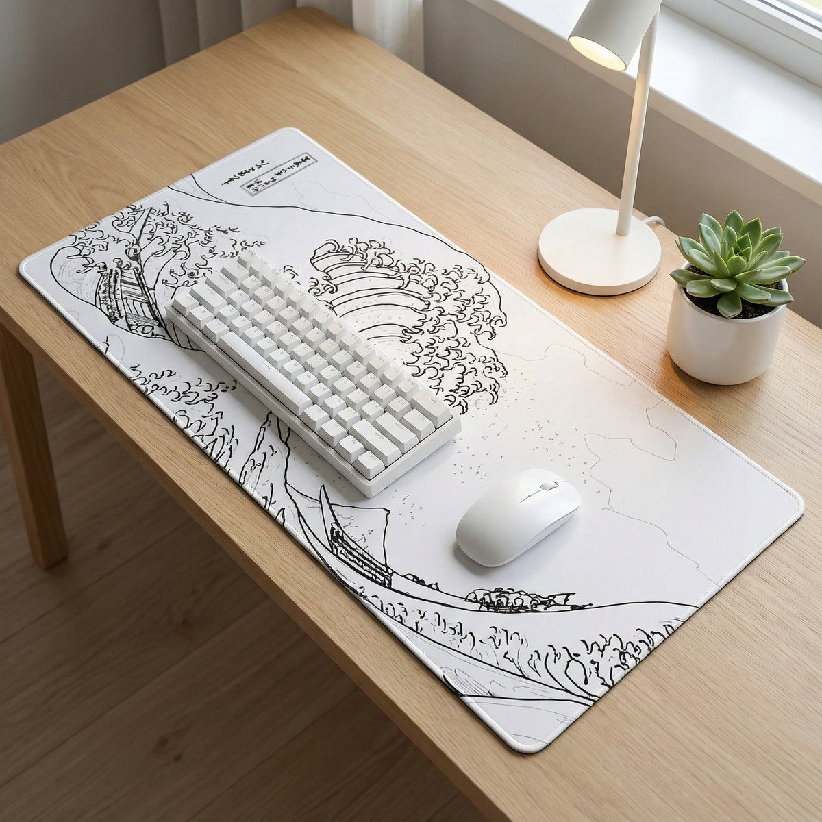 Witte golf – Lijntekening