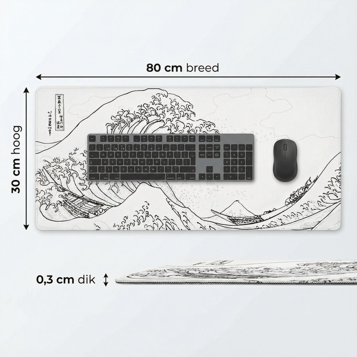 Witte golf – Lijntekening